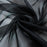 Polyester Solid Color Sheer Curtain for Bedroom and Living Room, 1x2m - Black - 3