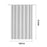 CS-058 Thickened PEVA 180x180CM Shower Curtain Shower Liner Waterproof Drape - White - 7