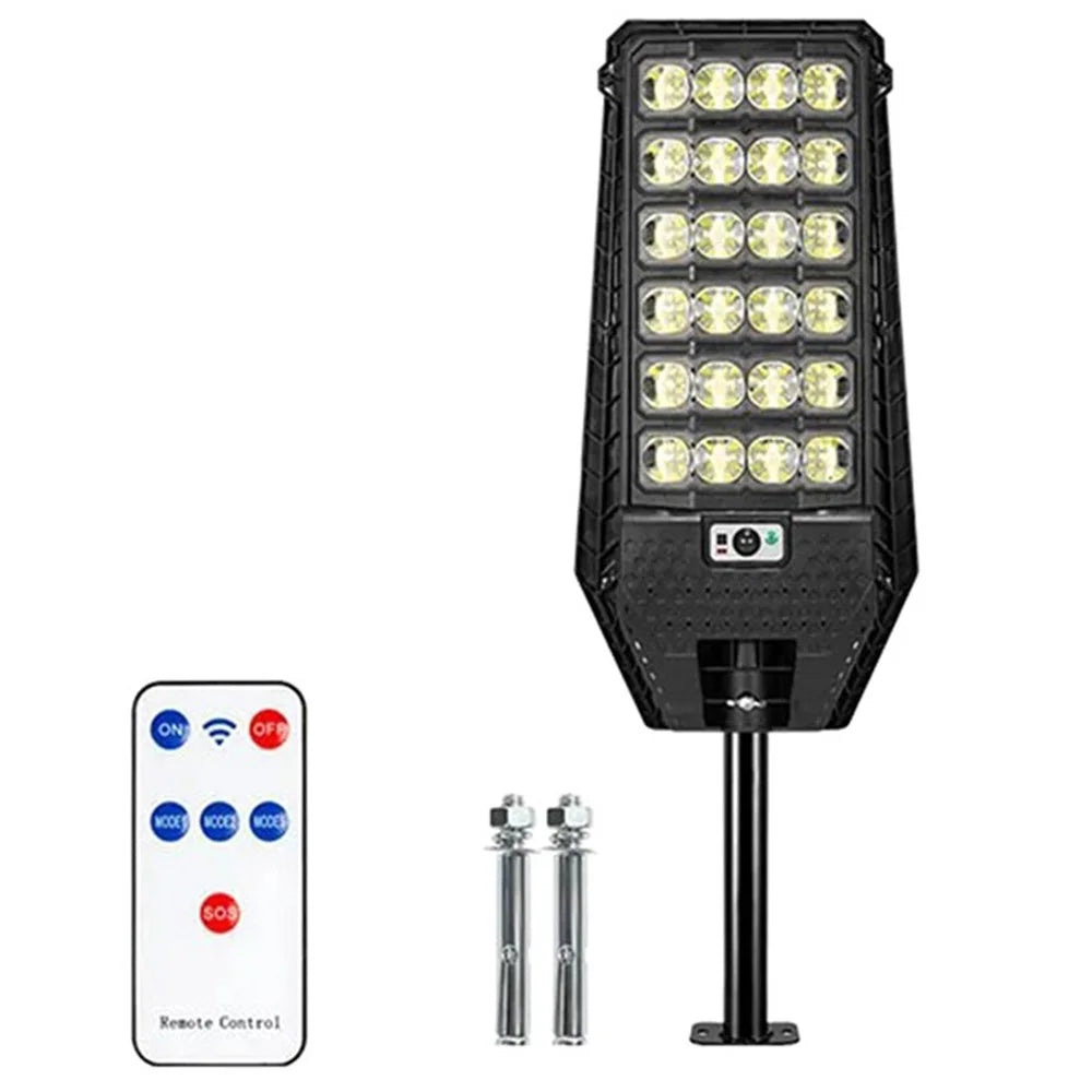 W7208-6 Human Motion Sensor Solar Light Bright Home Garden Lamp (6 Rows) - 1