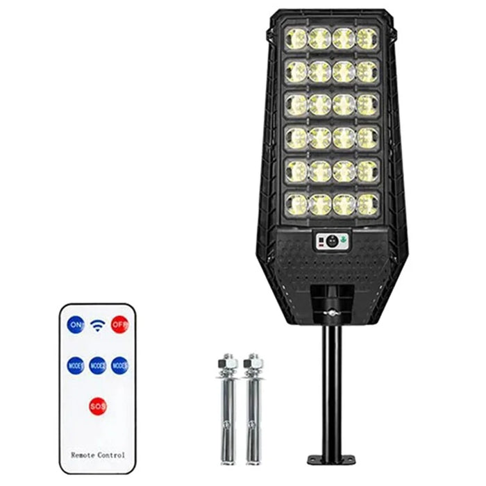 W7208-6 Human Motion Sensor Solar Light Bright Home Garden Lamp (6 Rows) - 1