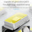 W7208-6 Human Motion Sensor Solar Light Bright Home Garden Lamp (6 Rows) - 5