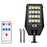 W7208-4 Bright Garden Lamp Human Motion Sensor Solar Waterproof Home Yard Light (4 Rows) - 1