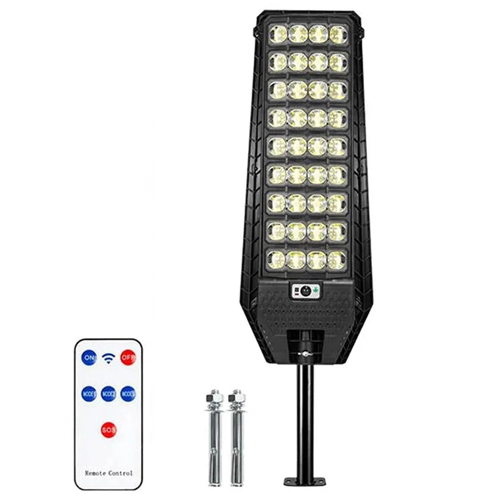 W7208-9 Human Motion Sensor Solar Light Waterproof Bright Garden Lamp (9 Rows) - 1