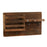 Rustic Wall-mounted Storage Rack Multifunctional Solid Wood Hanger Shelf - 1