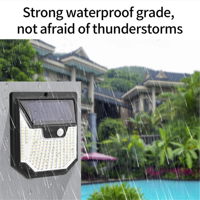 6PCS Outdoor Solar Wall Lights Super Bright Motion Sensor Security Lamps for Patio Garage - 6