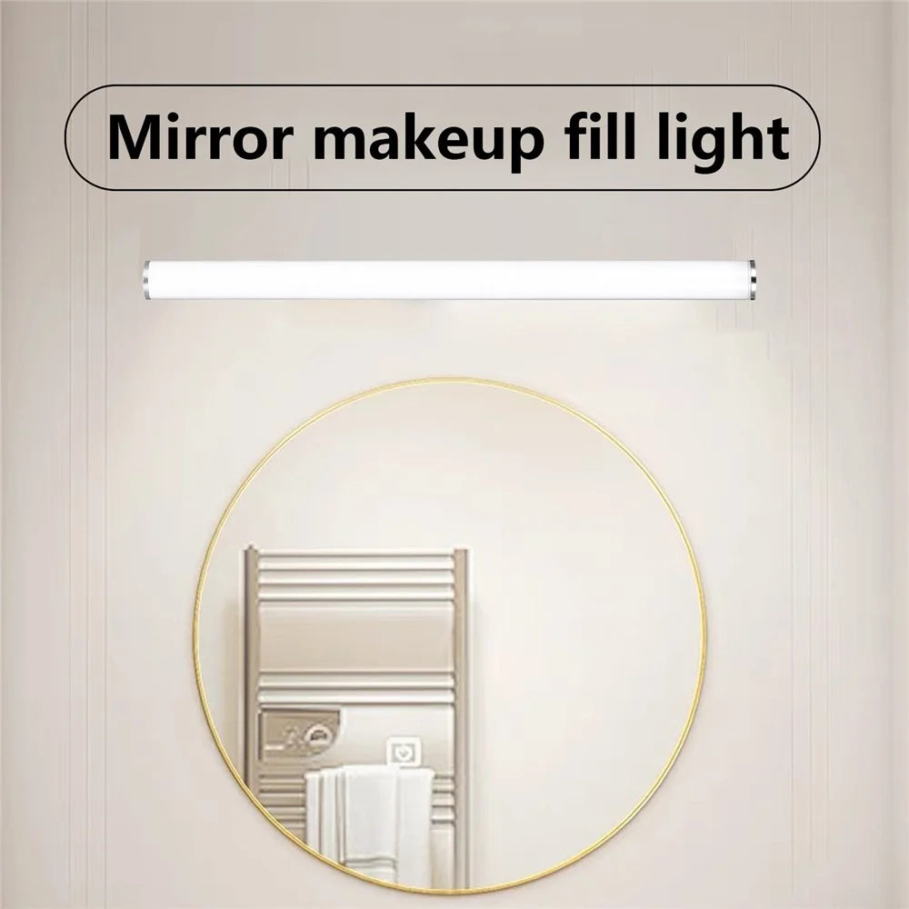 MFL-01 Suction Cup Mounted Mirror Front Makeup Fill Light Rechargeable Aluminum Alloy Light Bar - 5