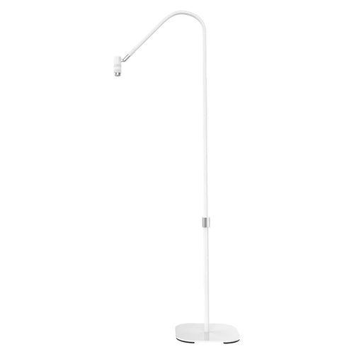 HD-AL10 Focus Adjustment Touch Dimming UV Nail Eyelash Floor Lamp with Foot Switch - White - 1