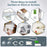 Rechargeable Touch Switch Beauty Mirror Front Light Vanity Dressing Mirror LED Light Bar - 2