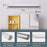 Rechargeable Touch Switch Beauty Mirror Front Light Vanity Dressing Mirror LED Light Bar - 5