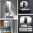 Rechargeable Touch Switch Beauty Mirror Front Light Vanity Dressing Mirror LED Light Bar - 6
