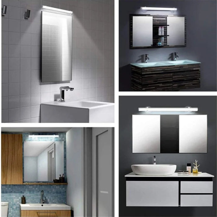 Rechargeable Touch Switch Beauty Mirror Front Light Vanity Dressing Mirror LED Light Bar - 6