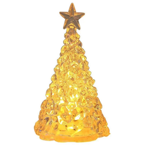 Iceberg Star Tree Design Night Light Bedroom Bedside Desktop Ornament Atmosphere Light, Warm Light - 1