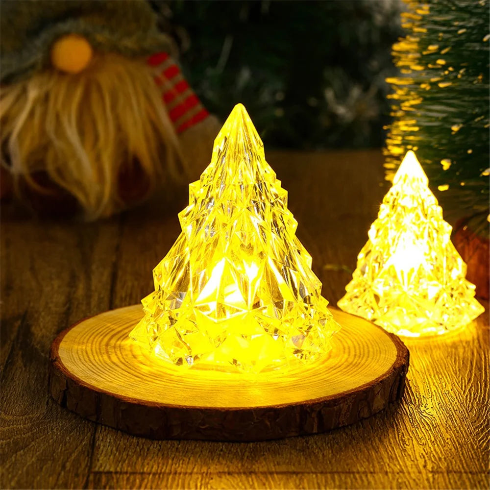 6.5x8cm Iceberg Shape LED Night Light Bedroom Bedside Desktop Ornament Atmosphere Light, Warm Light - 7