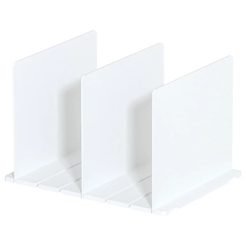 Wardrobe Closet Organizer Shelf 3 Partition Boards Plastic Handbag Storage Rack - 1
