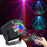 RGB Magic Ball Laser Strobe Stage Projector Light Voice Activated Remote Home Party Lamp - 2
