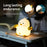 SK-201 Cute Duck Lamp Silicone Night Light LED Bedside Lamp Nursery Nightlight with 30 Minutes Timer - Style A - 7