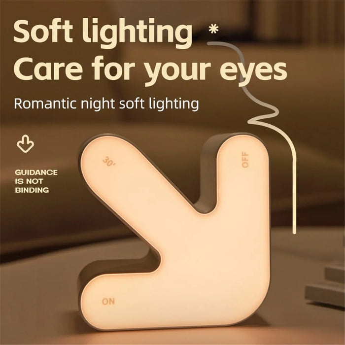 K-1700 3D Arrow Sign Light RGB Creative Night Light DIY Arrow Flip Modern Decorative Lamp - 3