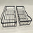 2Pcs / Set 6-Hook Punch-Free Carbon Steel Storage Basket Bathroom Draining Organization Rack - 7