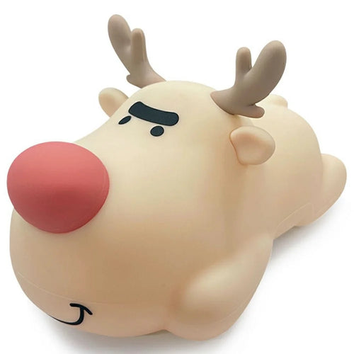Reindeer Night Light Nursery Silicone Night Lamp Table Decorations - 1