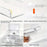 30x10x4cm Transparent Acrylic U-Shaped Display Storage Rack Punch-Free Bathroom Wall Storage Shelf - 6