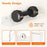 20x10x4cm Transparent Acrylic U-Shaped Display Storage Rack Punch-Free Bathroom Wall Storage Shelf - 5