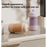 4-in-1 Travel Refillable Bottle Set Portable Squeezed Empty Lotion Shampoo Container - Purple - 6