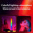 KBB-7 Magic Color RGB Rhythm Pickup Lamp 180 Degree Luminous Desktop Atmosphere Light, Small Size - 3