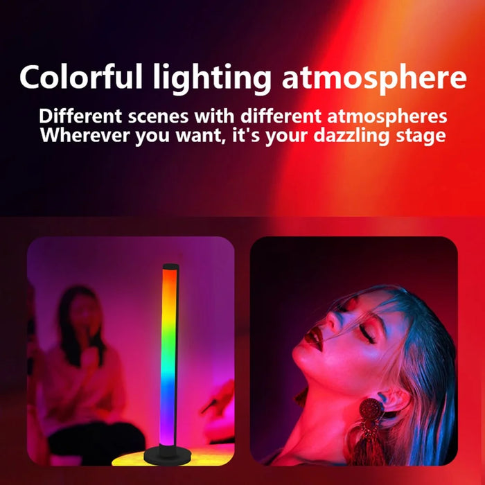 KBB-7 Magic Color RGB Rhythm Pickup Lamp 180 Degree Luminous Desktop Atmosphere Light, Small Size - 3