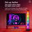 KBB-7 Magic Color RGB Rhythm Pickup Lamp 180 Degree Luminous Desktop Atmosphere Light, Small Size - 5