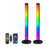 KBB-8 2Pcs Magic RGB Rhythm Pickup Lamp with 1Pc Remote Control 180 Degree Luminous Desktop Atmosphere Light, Small Size - 1