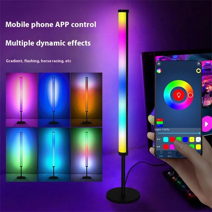 KBB-13 Round Base RGB Desktop Atmosphere Light for PC Gaming Music Rhythm Remote Control LED Lamp - 3