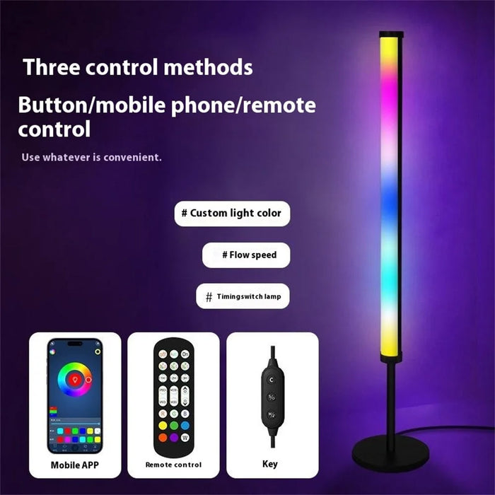 KBB-13 Round Base RGB Desktop Atmosphere Light for PC Gaming Music Rhythm Remote Control LED Lamp - 4