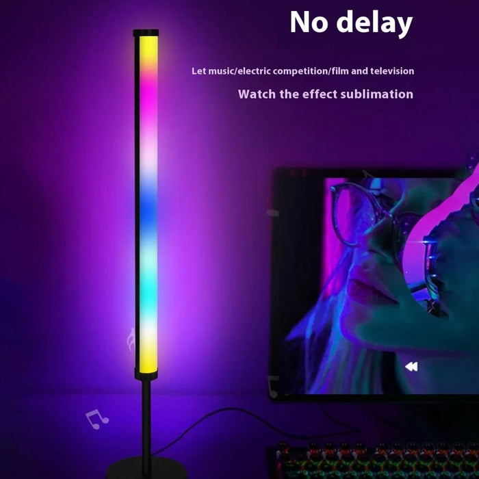 KBB-13 Round Base RGB Desktop Atmosphere Light for PC Gaming Music Rhythm Remote Control LED Lamp - 6