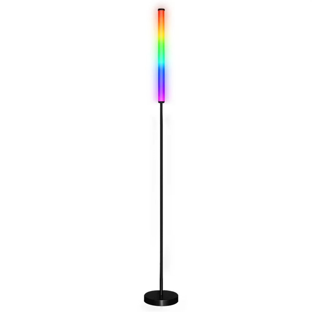 KBB-15 Wall Corner Atmosphere Lamp Sound Pickup Timer RGB Floor Light with Remote - 1
