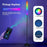 KBB-15 Wall Corner Atmosphere Lamp Sound Pickup Timer RGB Floor Light with Remote - 7