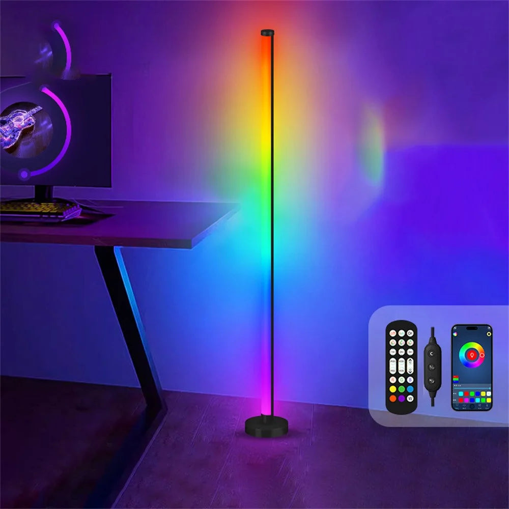 KBB-17 Floor Light 1000+ Lighting Modes RGB Sound Pickup Wall Corner Atmosphere Lamp - 3