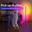 KBB-19 Wall Corner Sound Pickup RGB Atmosphere Lamp L-Shaped Base Splicing Floor Light - 6