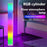 KBB-21 Star Hole Design RGB Floor Pickup Light Bedroom Living Room Cylindrical Atmosphere Lamp - 3