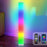 KBB-21 Star Hole Design RGB Floor Pickup Light Bedroom Living Room Cylindrical Atmosphere Lamp - 5