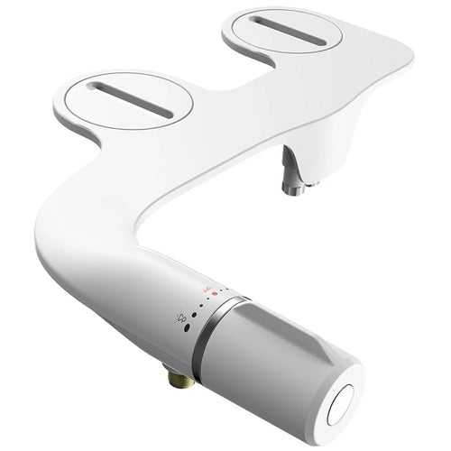 Bidet Attachment Non-Electric Dual Nozzle Adjustable Water Pressure Self Cleaning Device for Women - Europe 3 / 8 Interface - 1