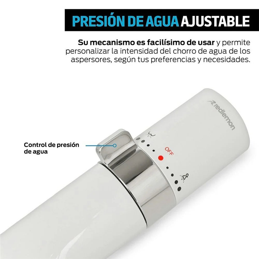 Bidet Attachment Non-Electric Dual Nozzle Adjustable Water Pressure Self Cleaning Device for Women - Europe 3 / 8 Interface - 3