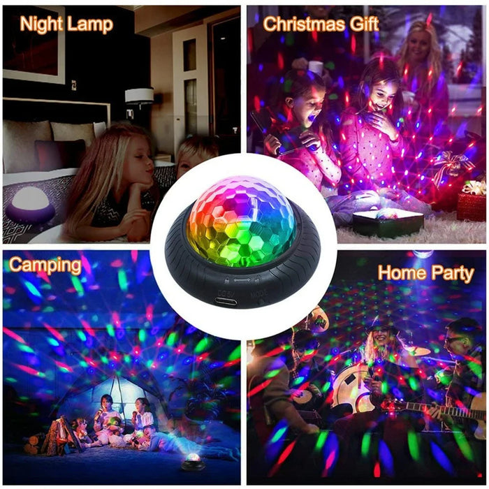 G3 Disco Ball Light Rechargeable Stage Lighting RGB Rotating Atmosphere Party Lamp - 3