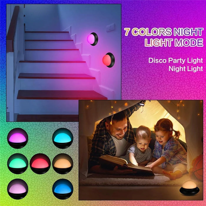 G3 Disco Ball Light Rechargeable Stage Lighting RGB Rotating Atmosphere Party Lamp - 4