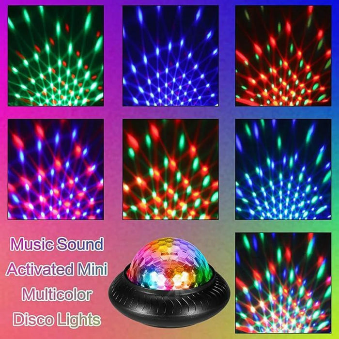 G3 Disco Ball Light Rechargeable Stage Lighting RGB Rotating Atmosphere Party Lamp - 5