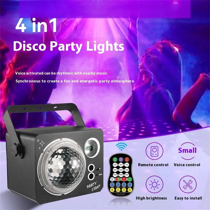 R13 Disco Laser Party Light Sound Activated RGB Lamp for Bar KTV Stage Atmosphere - 3