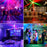 R13 Disco Laser Party Light Sound Activated RGB Lamp for Bar KTV Stage Atmosphere - 4