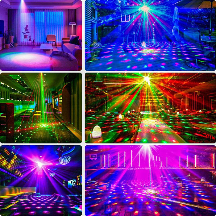R13 Disco Laser Party Light Sound Activated RGB Lamp for Bar KTV Stage Atmosphere - 6