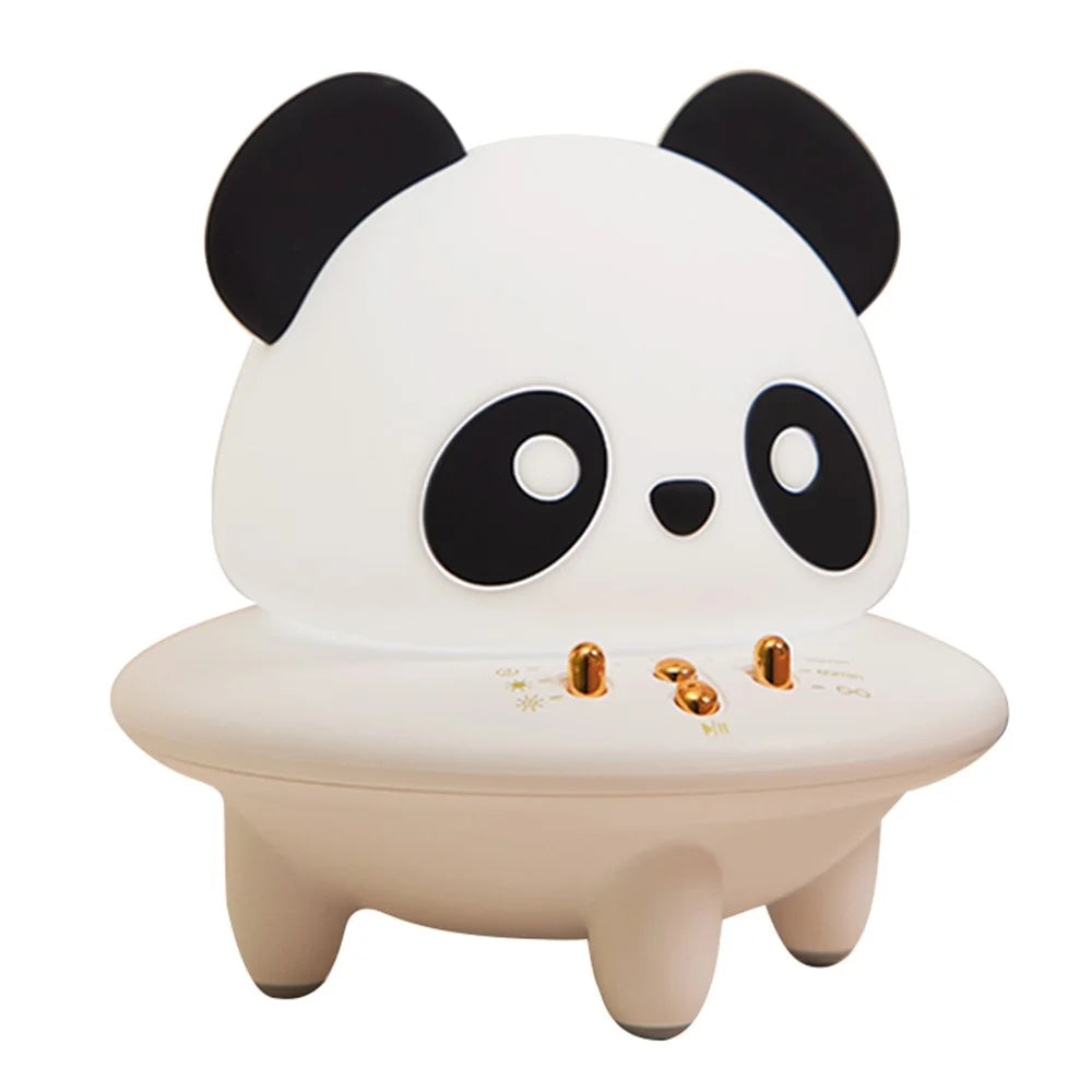 Panda Bluetooth-compatible Speaker Night Light Portable Mini Lamp USB Rechargeable - 1