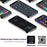 1.6mx1.6m 256 Leds Programmable RGB Holiday Decoration Light App Control DIY Curtain Light String - 4