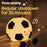Soccer Night Light Touch Sensor Lamp Rechargeable Silicone Nightlight Home Decor - 5